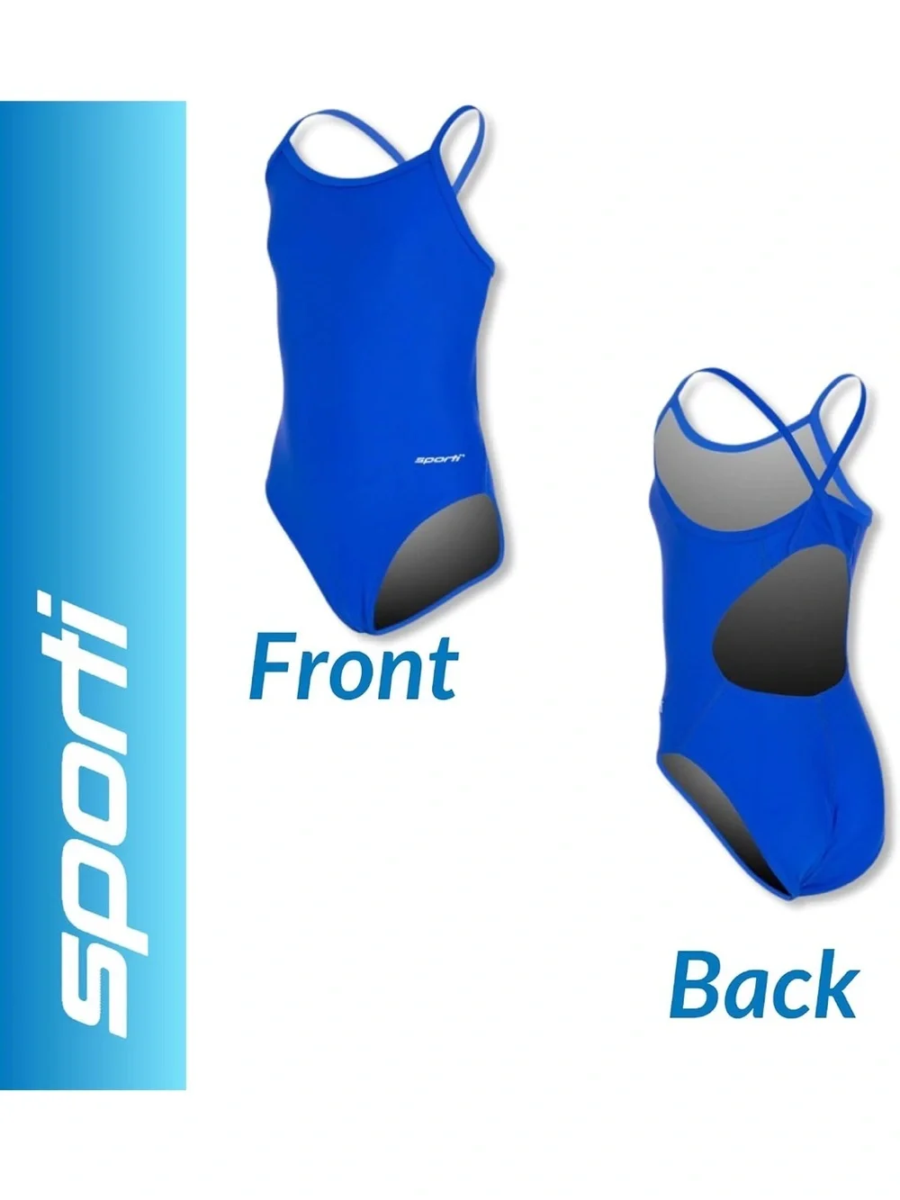 One Piece Swimsuit, Thin Strap V-Back Chlorine Resistant With Lycra Xtra Life